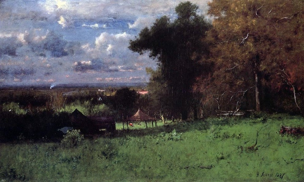 George Inness Breezy Autumn Wall Decal