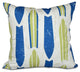 Dean, Geometric Print Pillow, Light Green, 26"x26"