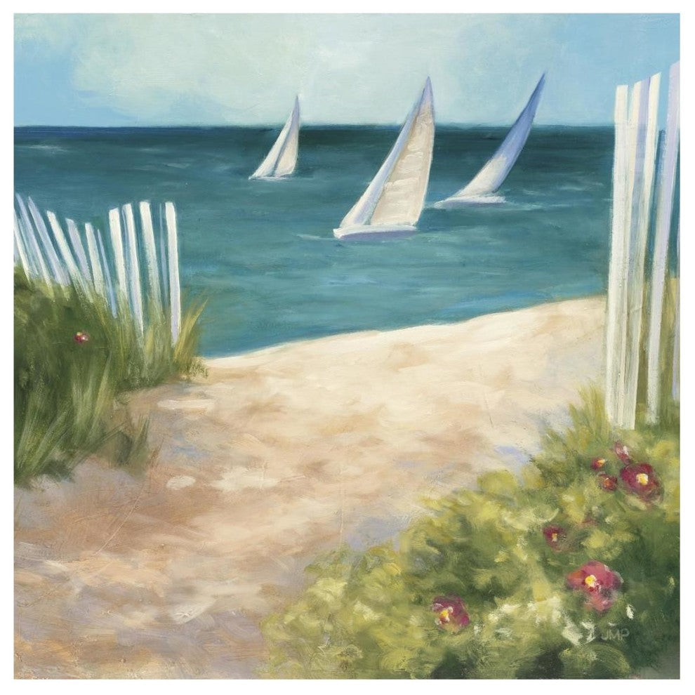 "Regatta II Square" Digital Paper Print by Julia Purinton, 20"x20"