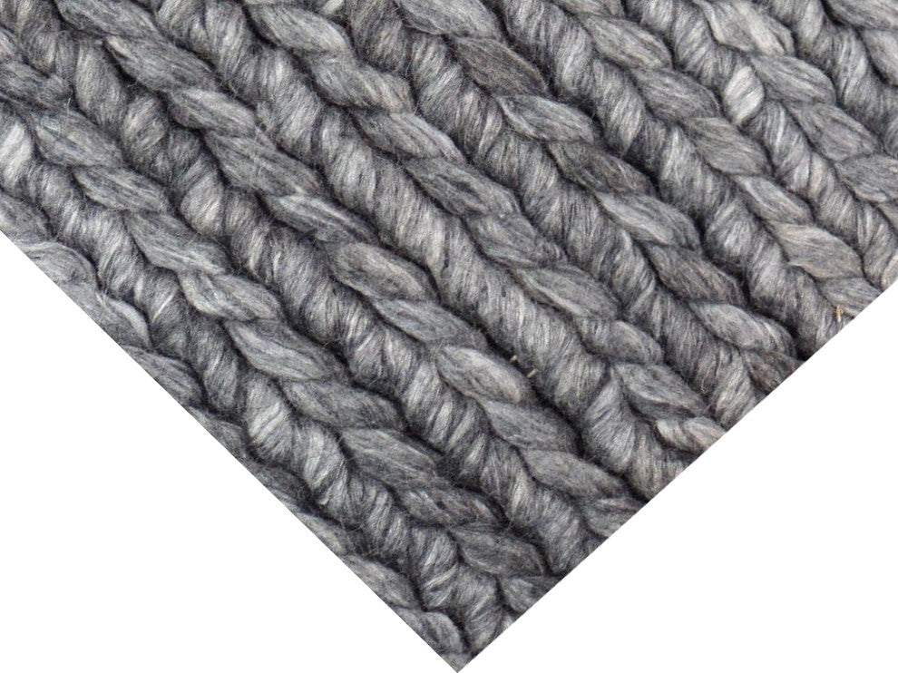 Organic Handwoven Rug - OG06-GRY, 8x10