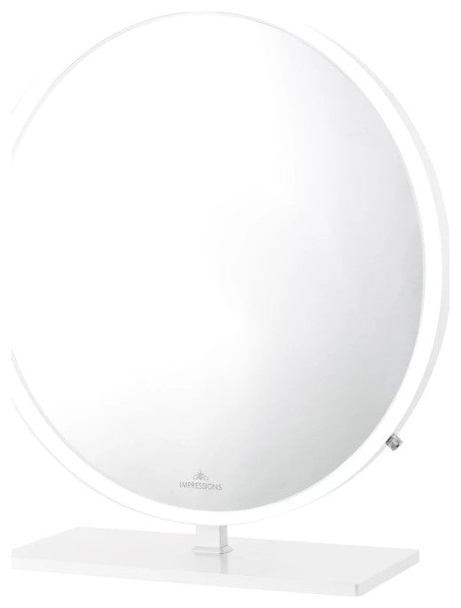 Monarch Pro Vanity Mirror, White, Led Strip Light