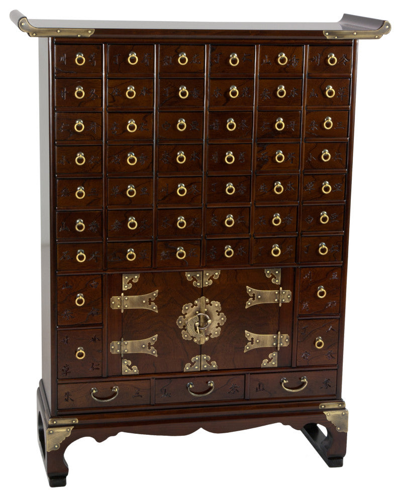 Korean Antique Style 49 Drawer Apothecary Chest