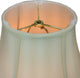 8x17x12 Egg Shell Shantung Lamp Shade with White liner
