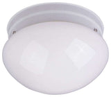 Maxim Lighting 1-Light Flush Mount in White - 5880WTWT