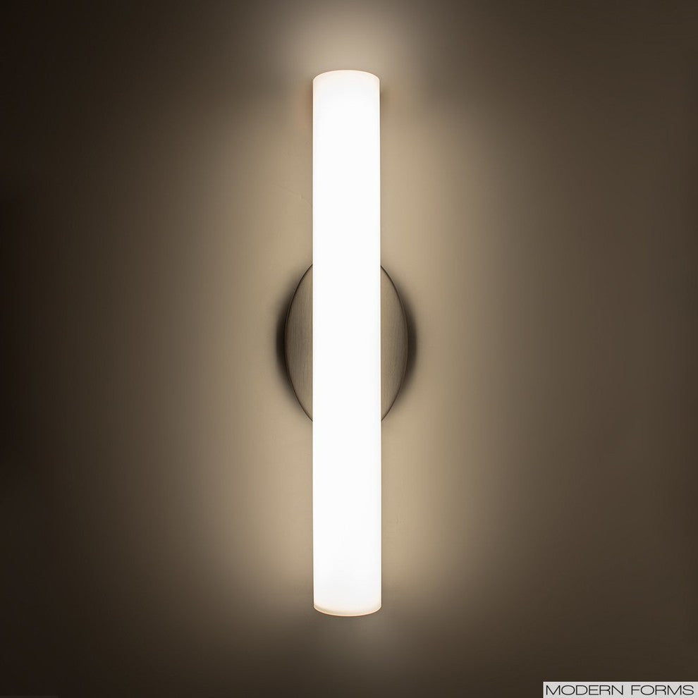 Loft 18" LED Bathroom Vanity and Wall-Light 2700K, Brushed Nickel