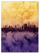 Michael Tompsett ''London Skyline Tall Yellow'' Canvas Art, 35x47