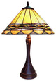 CHLOE Lighting GISELE Tiffany-style 2 Light Baroque Table Lamp 16inches Shade