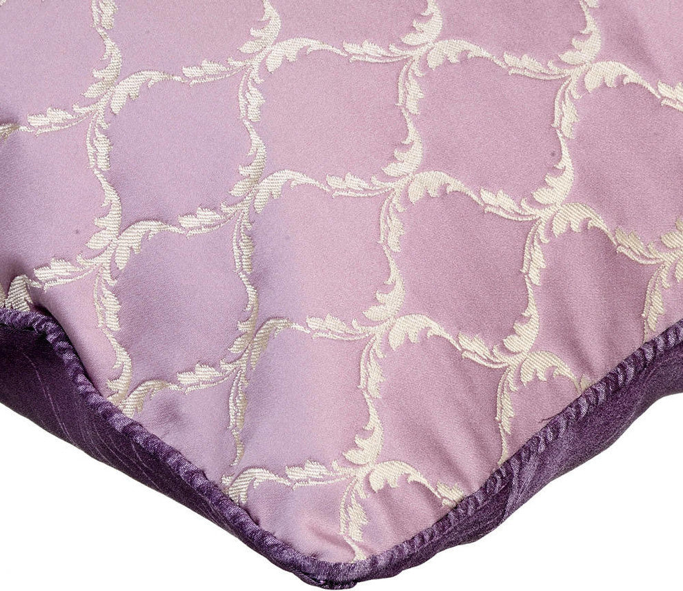 Throw Pillow Covers 14" x 14" Pillowcase Purple Silk Abstract - Lavender Tea