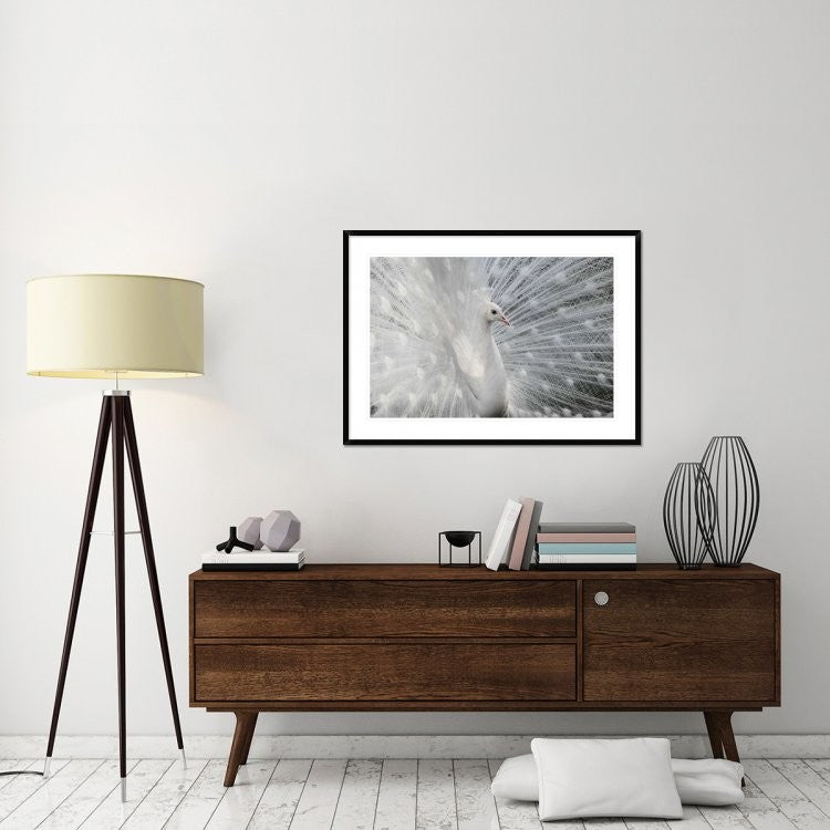 "As White As Snow" Framed Digital Print by Victoria Ivanova, 44x32"