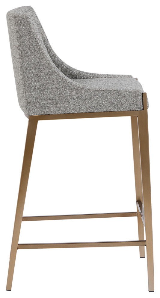 Dionne Counter Stool Monument Pebble
