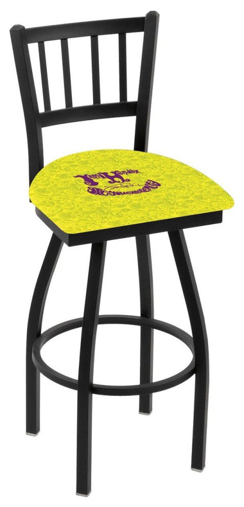 Holland L018 Jimi Hendrix AYE Yellow 25" Counter Stool - Black