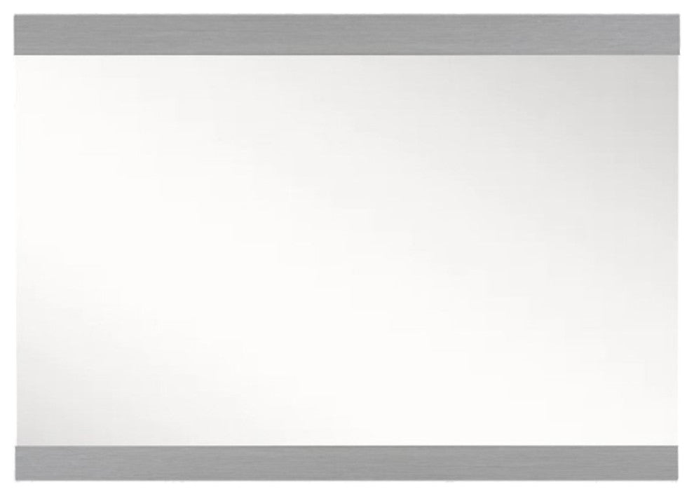 37.4" Mirror-Gray-Wood