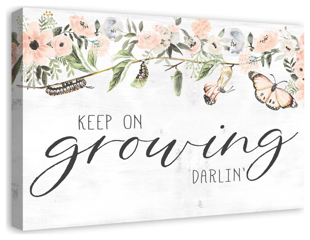 Keep on Growing Darlin 20"x30" Canvas Wall Art