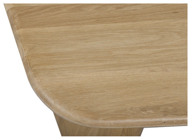 Laurel Solid White Oak Dining Table - Natural