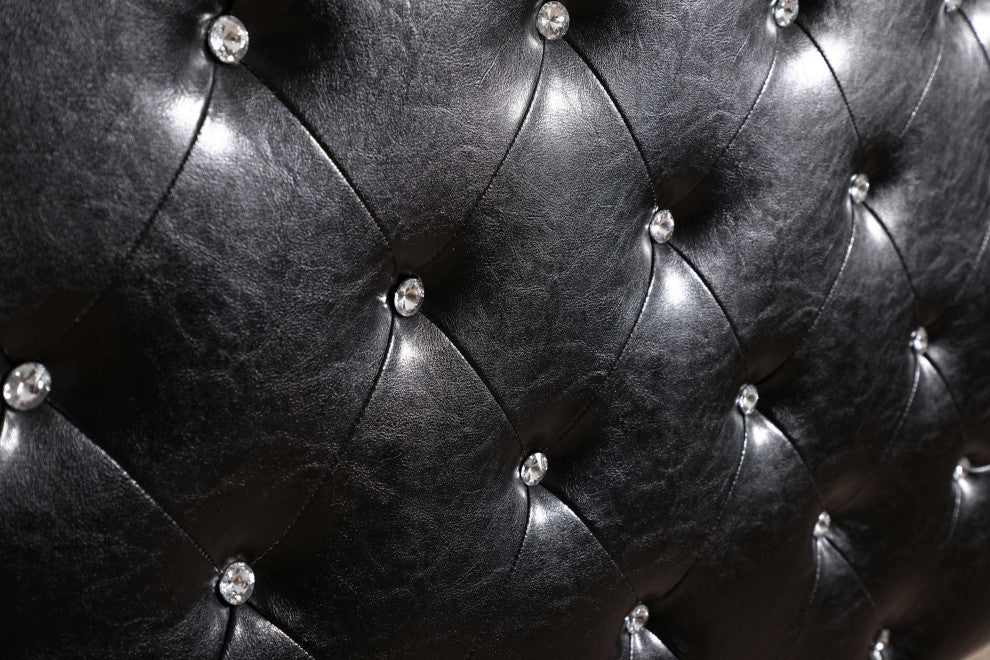 Novo 2 Headboard, Black, Full