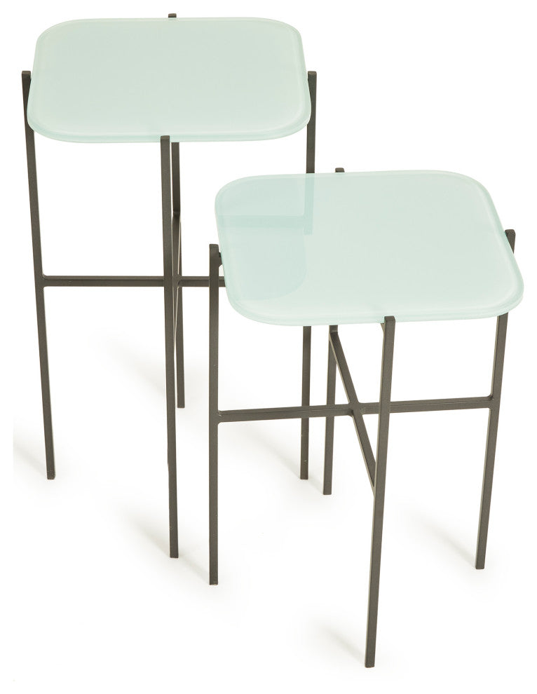 Kenzie Square Tables, Set of 2