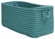 Colonial Mills Basket Modern Farmhouse Home Blue Lagoon Rectangle