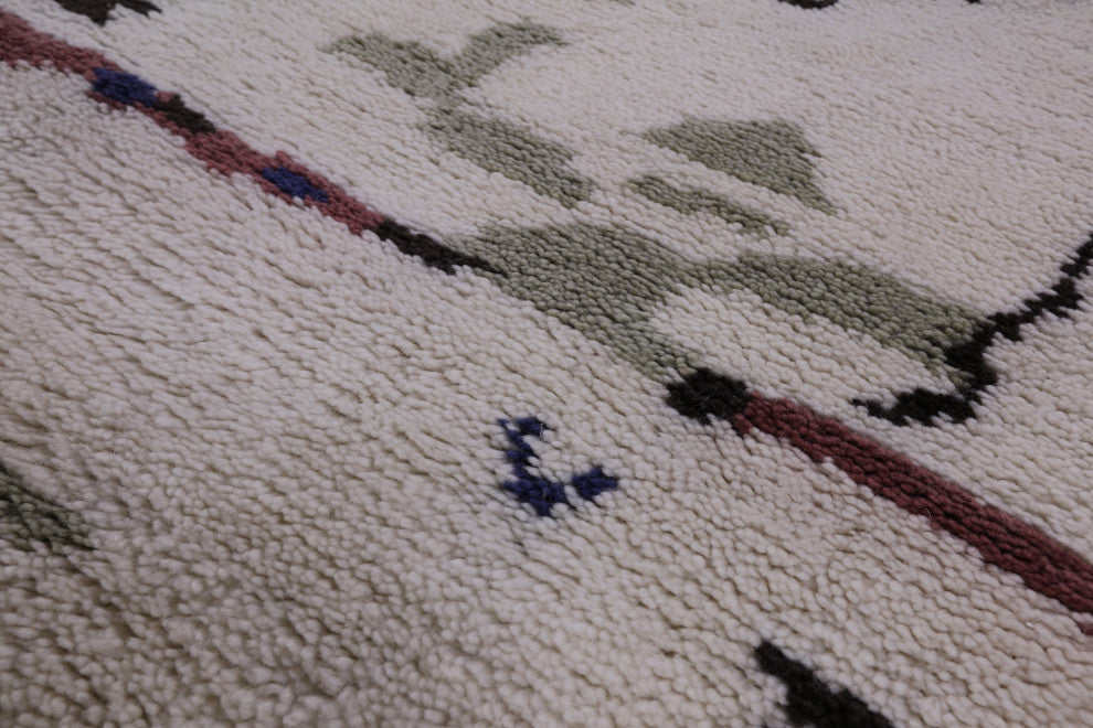 Moroccan Handmade Wool Rug 7' 11" X 10' 0" Q9275