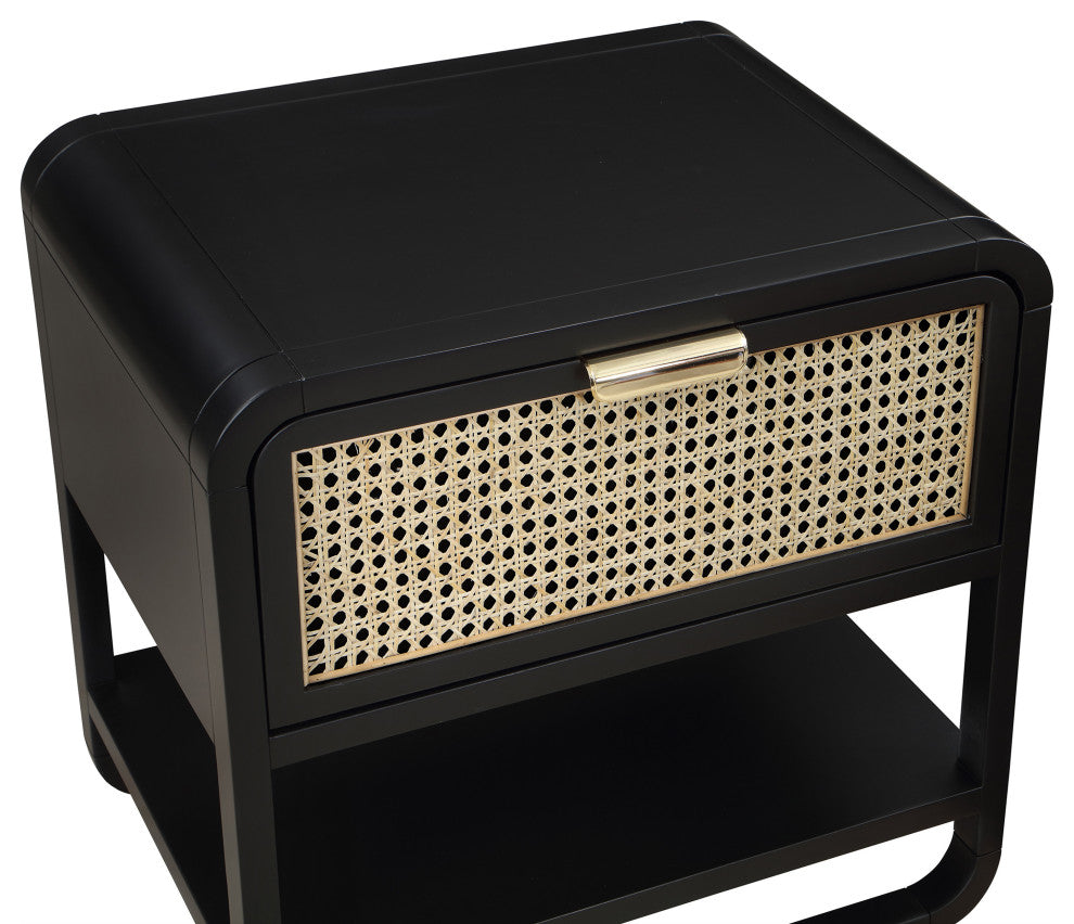 Sage Collection, Black, Nightstand