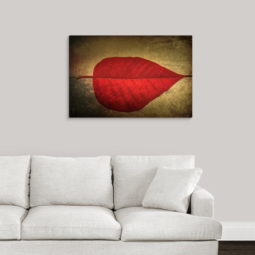 "Red Kiss" Wrapped Canvas Art Print, 36"x24"x1.5"