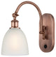 Innovations 518-1W-AC-G381-LED 1-Light Sconce, Antique Copper