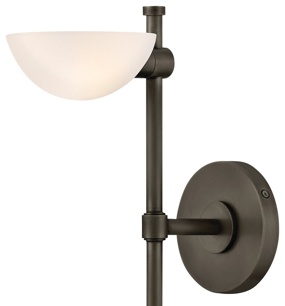 Fredrick Ramond Merit Large Single Light Sconce, Black Oxide