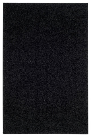 Safavieh Athens Shag Collection, SGA119 Rug, Black, 5'1"x7'6"