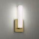 Vogue 11" LED Wall Sconce 2700K, Brushed Brass