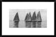 "The Istalena Greyline in a Race, 1921" Framed Print by Edwin Levick, 24"x16"