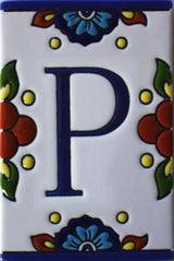 Mission Tile Letter P