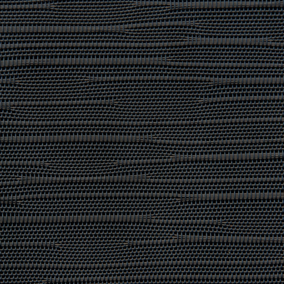 Outdoor Valanced Remote Control Operated Sunshade, Pearl Fabric, Obsidian, 48x96