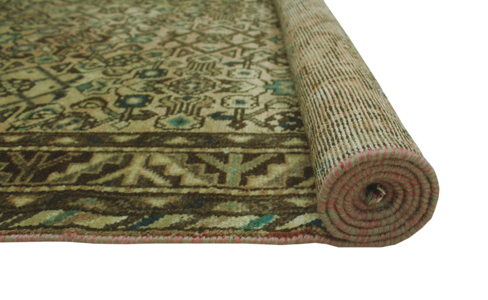 Vintage Distressed Mikaela Beige Runner