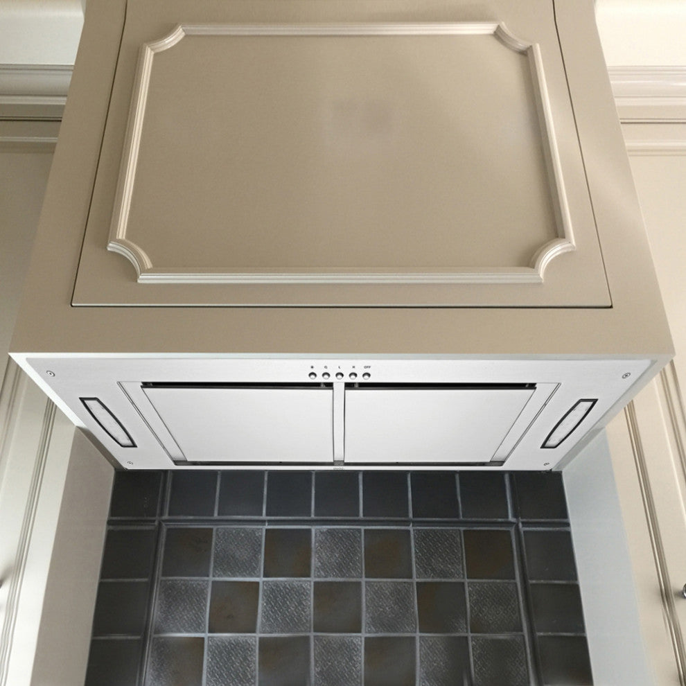 KOBE 30" 750 CFM Insert Range Hood, Stainless Steel With Airflow Efficiency, 36"