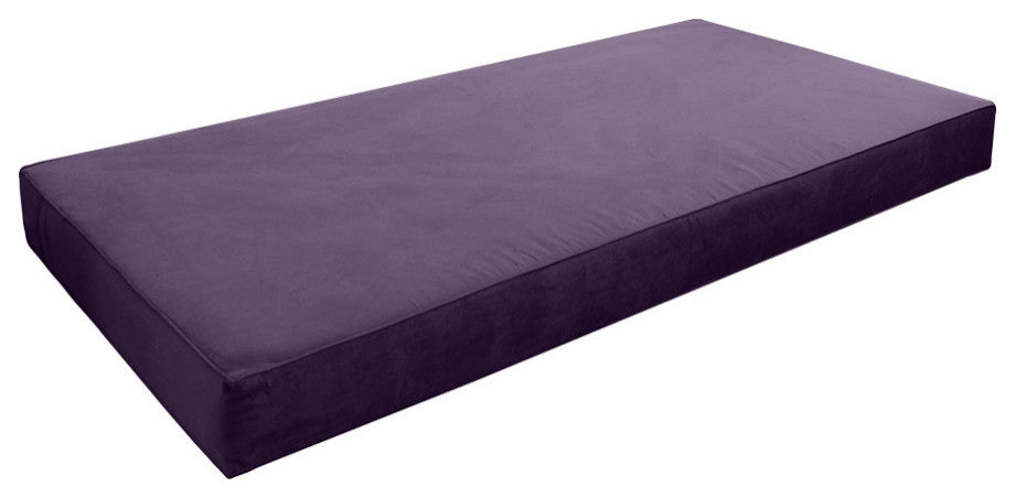 Same Pipe 6" Twin-XL 80x39x6 Velvet Indoor Daybed Mattress |COVER ONLY|-AD339