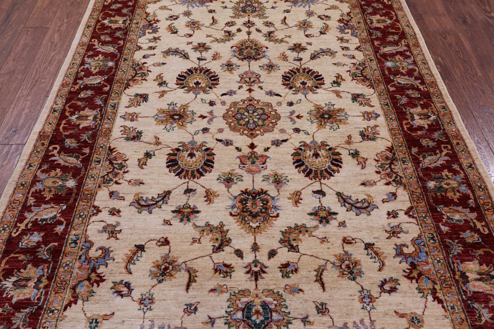 5' 7" X 8' 4" Handmade Persian Tabriz Wool Rug - Q12760
