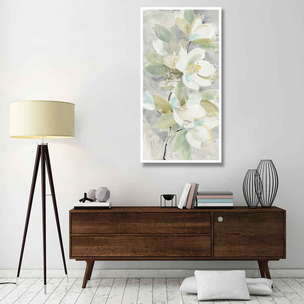 "Pale Magnolia" Digital Paper Print by Albena Hristova, 32"x62"