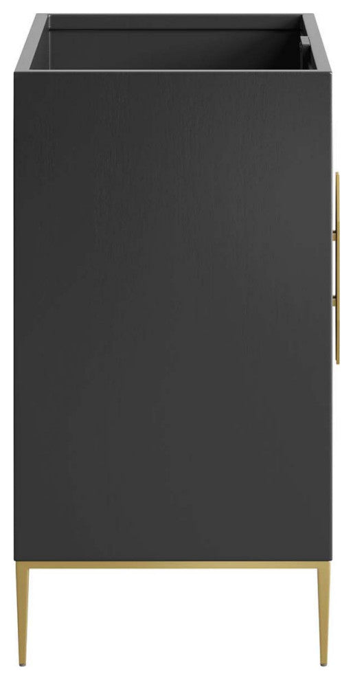 Awaken 30" Bathroom Vanity Cabinet, Black