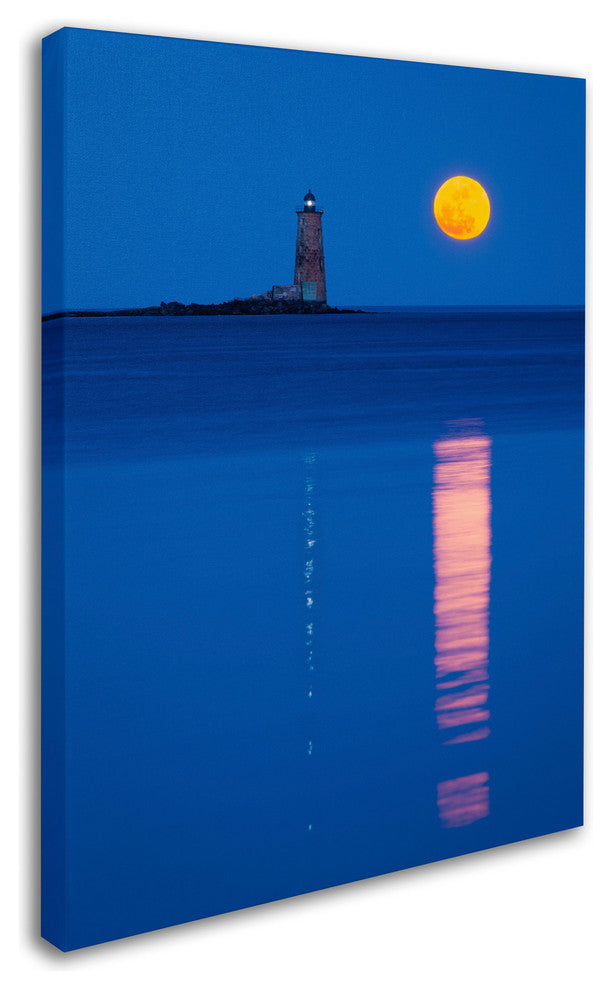 Michael Blanchette 'Moon Reflections' Canvas Art, 32x24