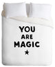 Little Arrow Design Co You Are Magic Monochrome Duvet Cover Set, King
