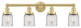 Innovations Bell 4 33.5" Bath Vanity-Light Satin Gold