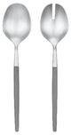 Maxime Salad Servers Sharkskin, Gray