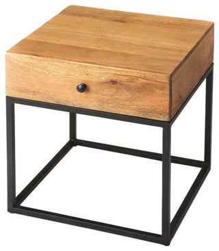 Butler Brixton Iron and Wood End Table