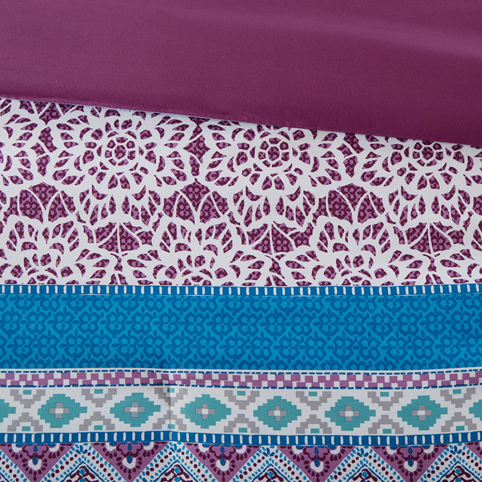 Intelligent Design Joni Comforter Set, Purple