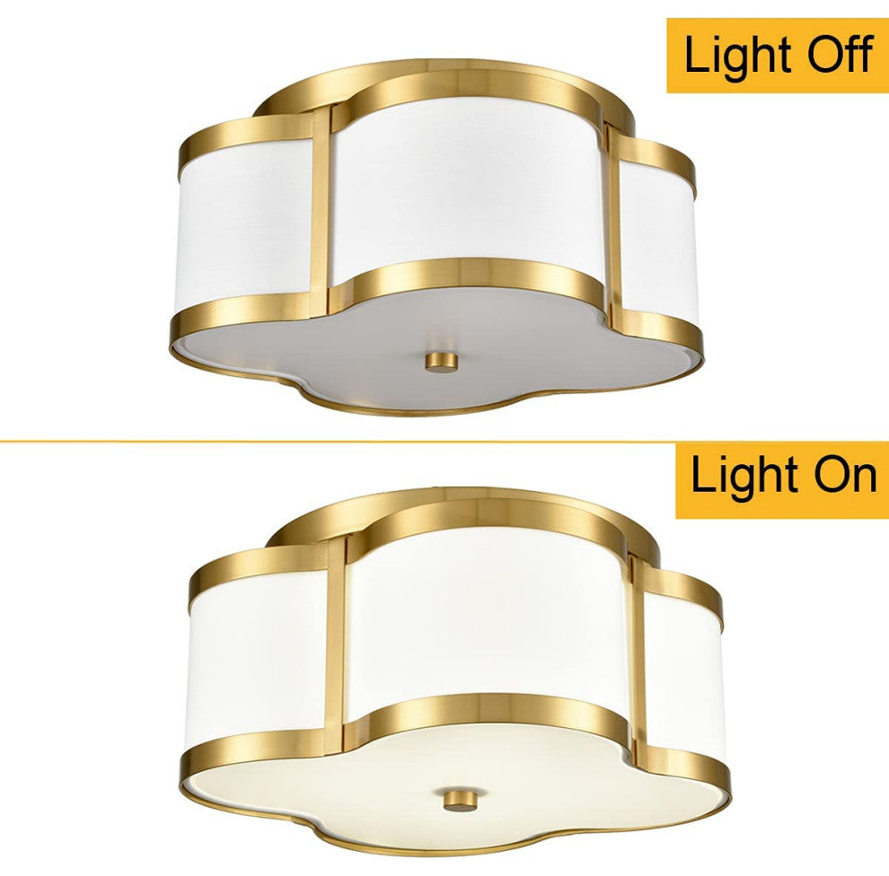 Gold Flush Mount Ceiling Lighting Modern Ceiling Lamp for Hallway