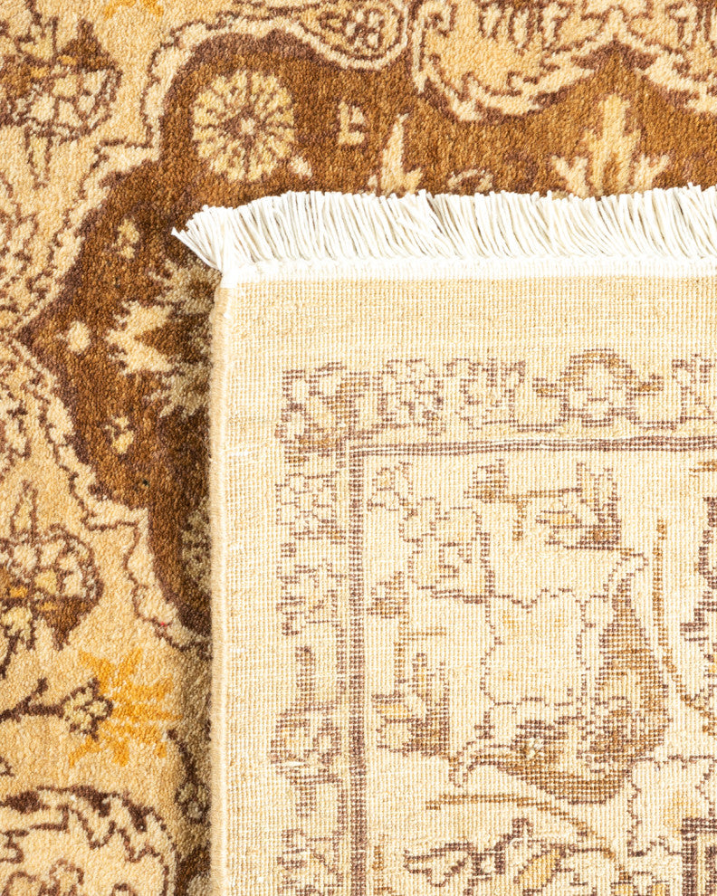 Nayak One-of-a-Kind Hand-Knotted Area Rug Yellow, 4'1"x6'3"