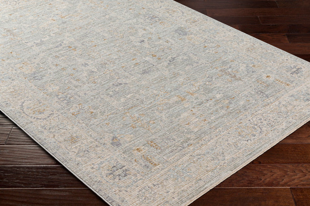 Surya Avant Garde AVT-2339 Machine Woven Area Rug, Charcoal, 2'7" x 7'3"