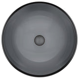Nera Glass Vessel Sink and Drain, Oil Rubbed Bronze