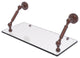 Dottingham 18" Floating Glass Shelf, Antique Copper
