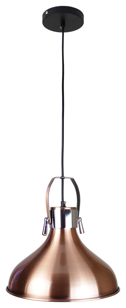 Yatzil Bronze 1-Light Bowl Pendant