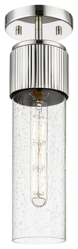 Innovations Bolivar 1 5" Flush Mount Polished Nickel